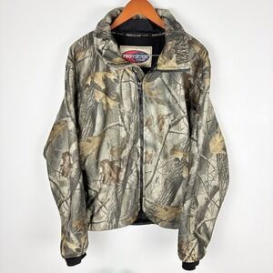 Pro Gear by‎ Wrangler Realtree Camo Full Zip Fleece Jacket Men's Size L